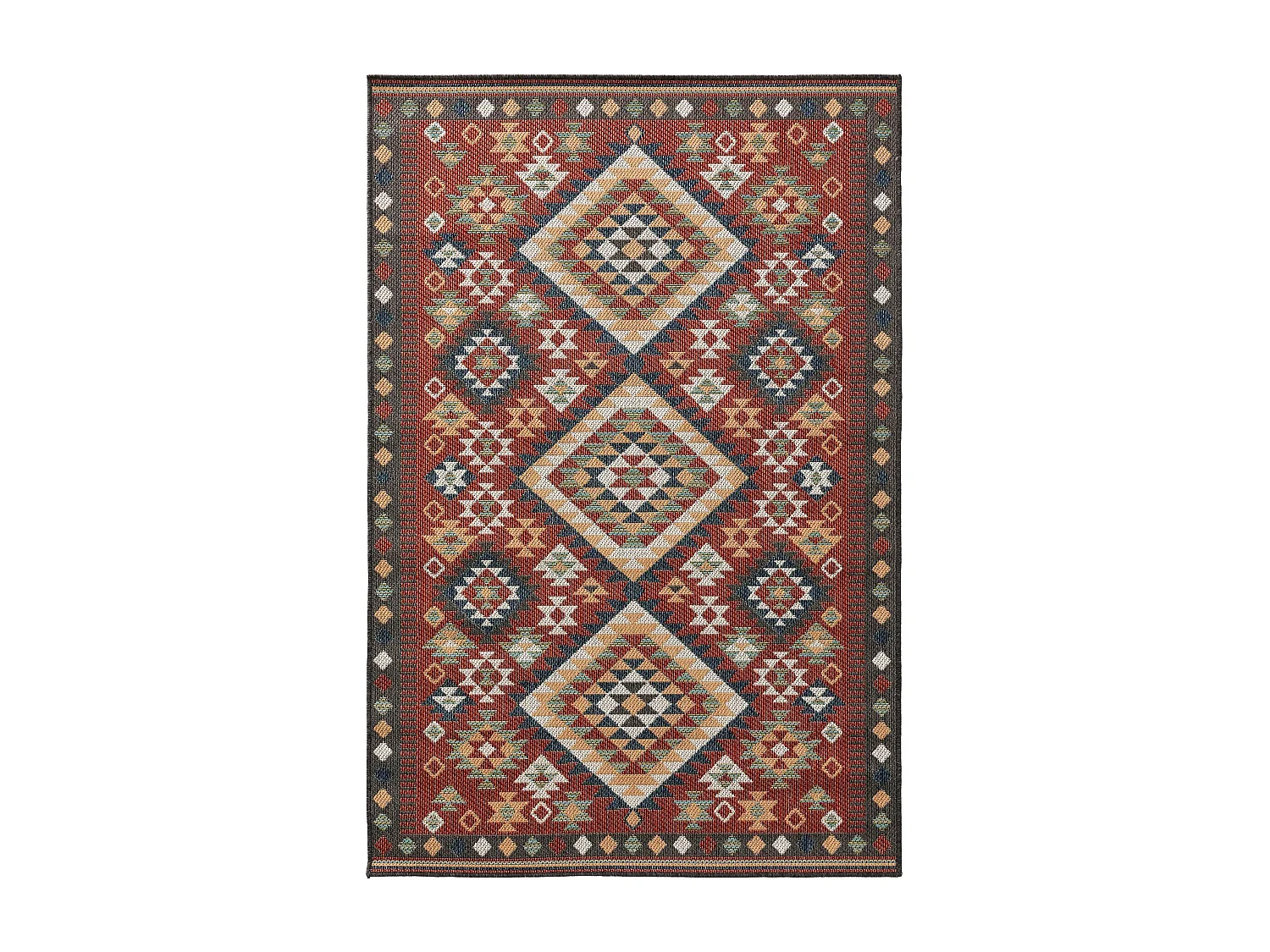 Tapis d'extérieur & intérieur Mirena Rouge 200x290 cm