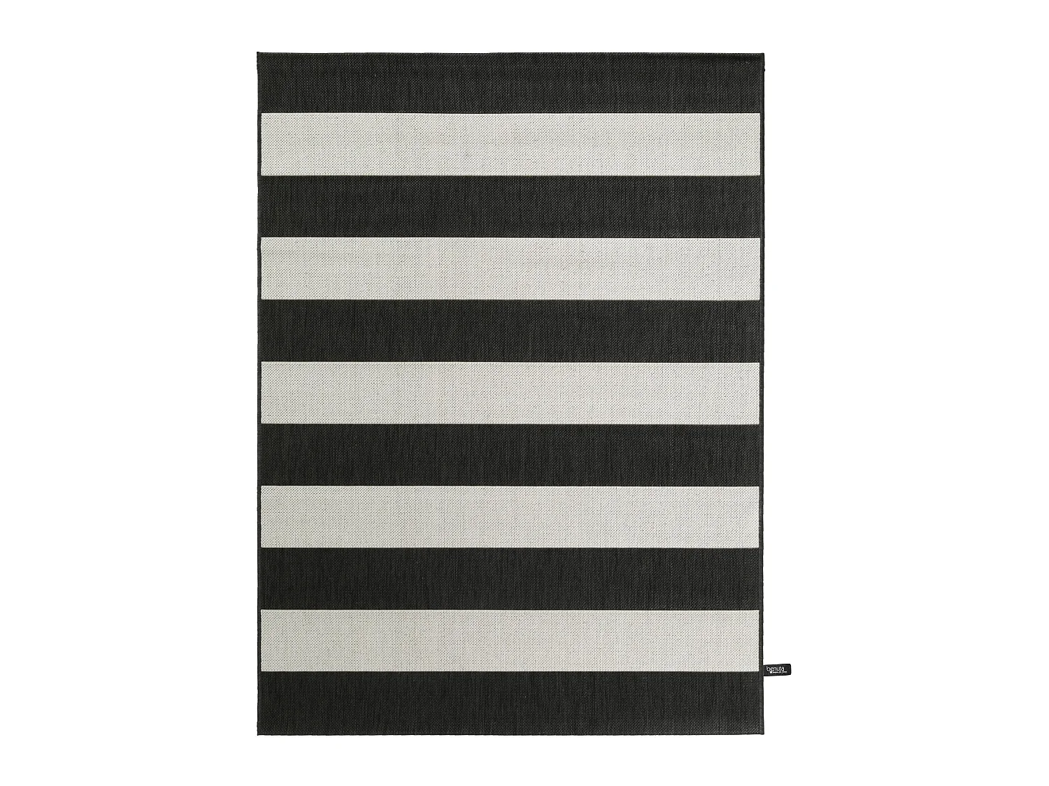 Tapis d'extérieur & intérieur Metro Noir 200x290 cm