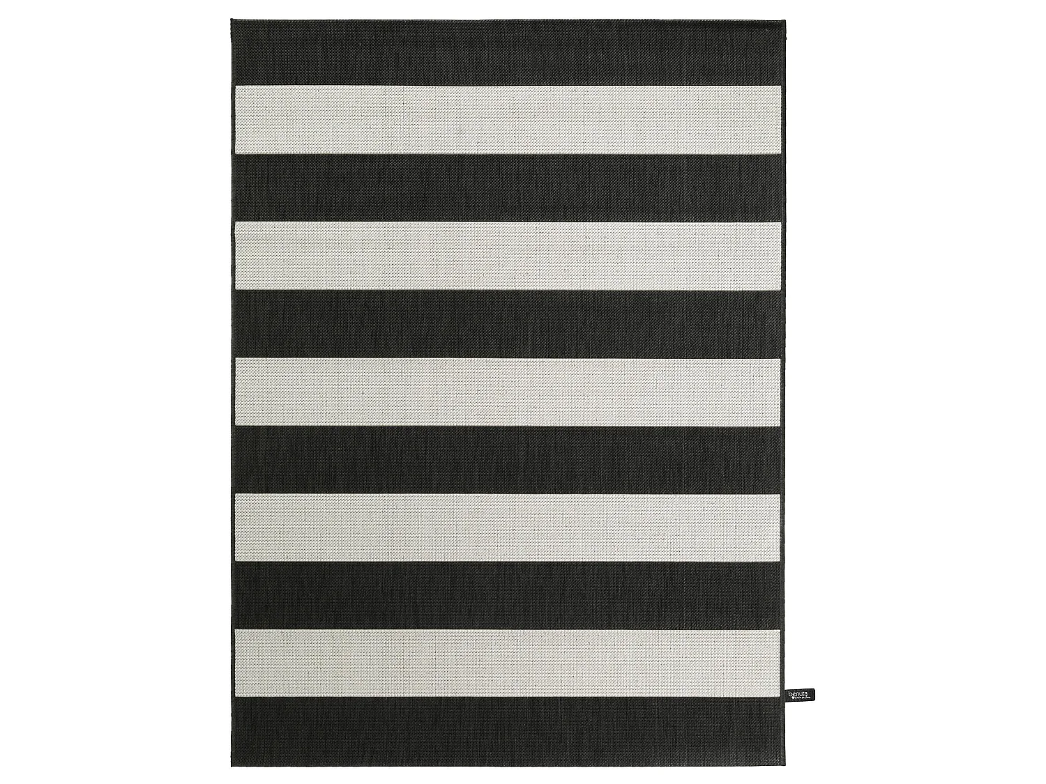 Tapis d'extérieur & intérieur Metro Noir 200x290 cm