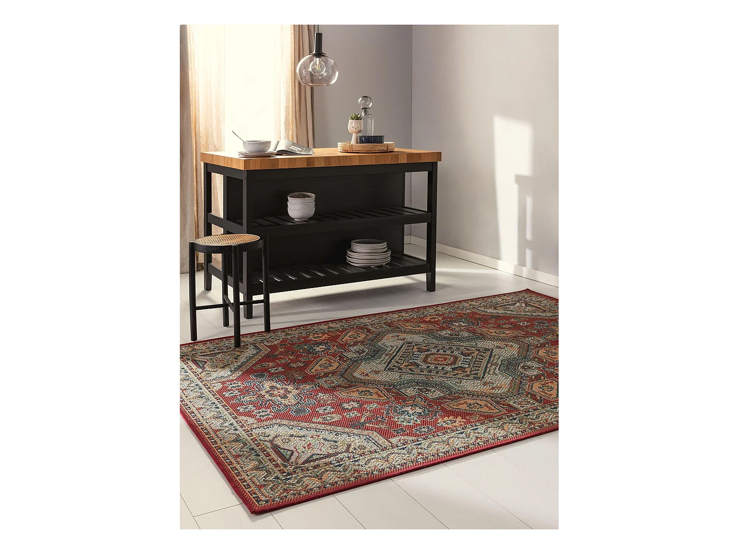 Tapis d'extérieur & intérieur Mirena Multicouleur 200x290 cm