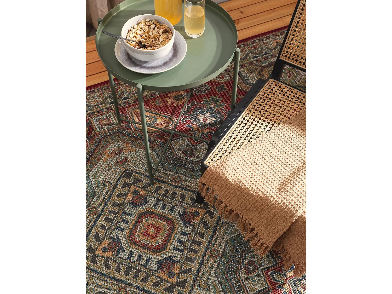 Tapis d'extérieur & intérieur Mirena Multicouleur 200x290 cm
