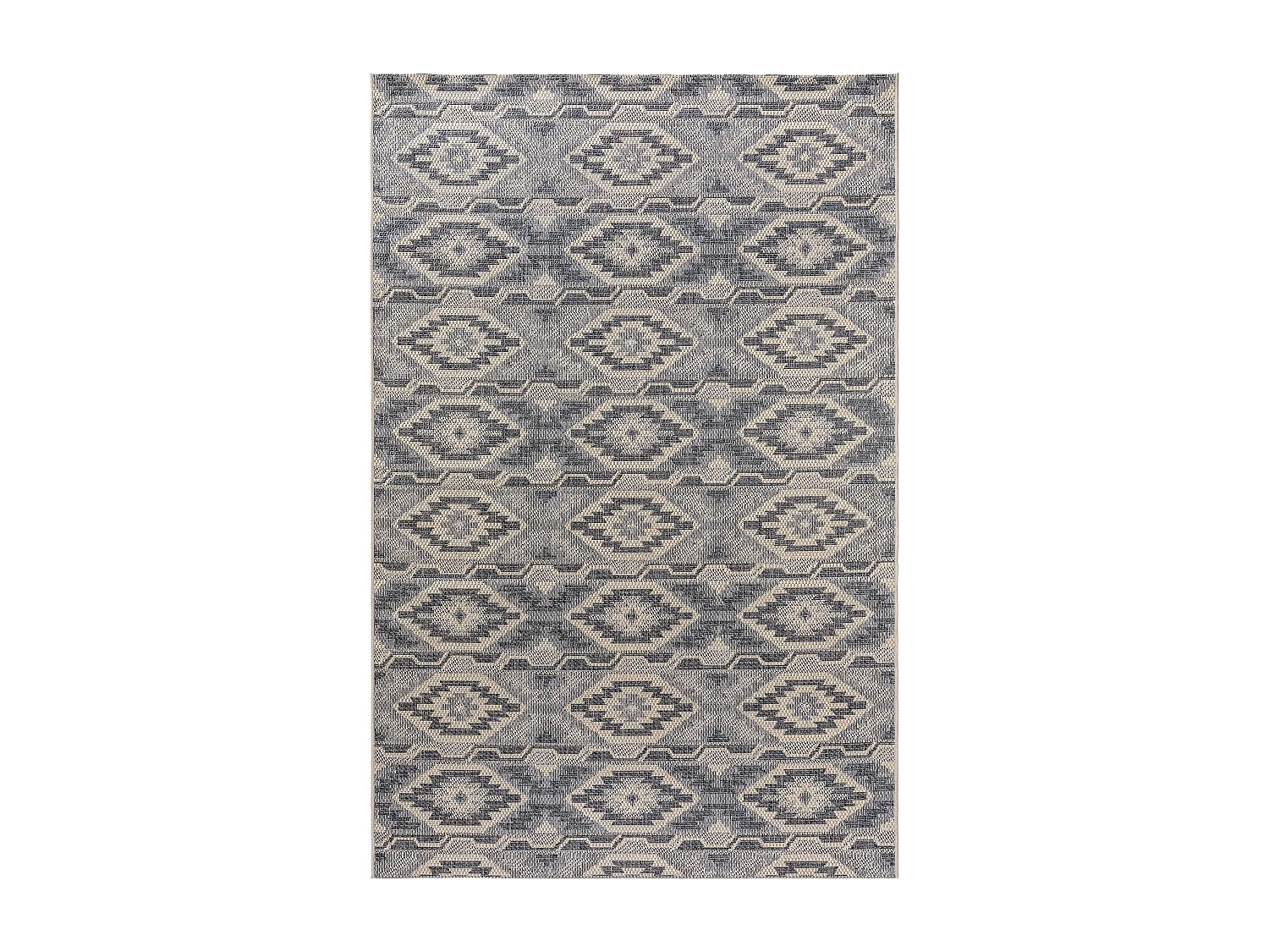 Tapis d'extérieur & intérieur River Bleu 100x150 cm