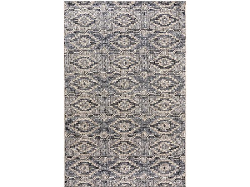 Tapis d'extérieur & intérieur River Bleu 100x150 cm