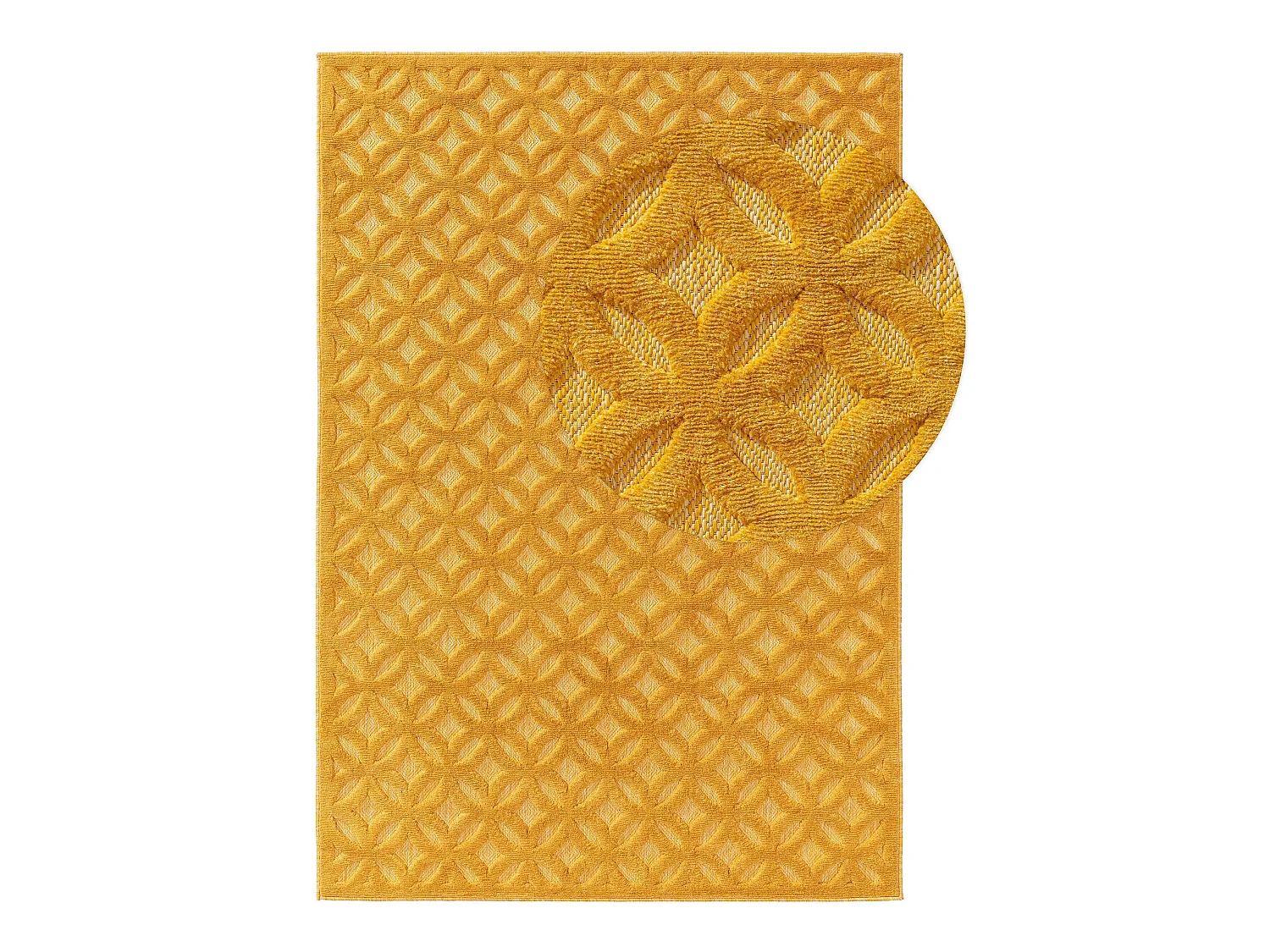 Tapis d'extérieur & intérieur Bonte Jaune 200x290 cm