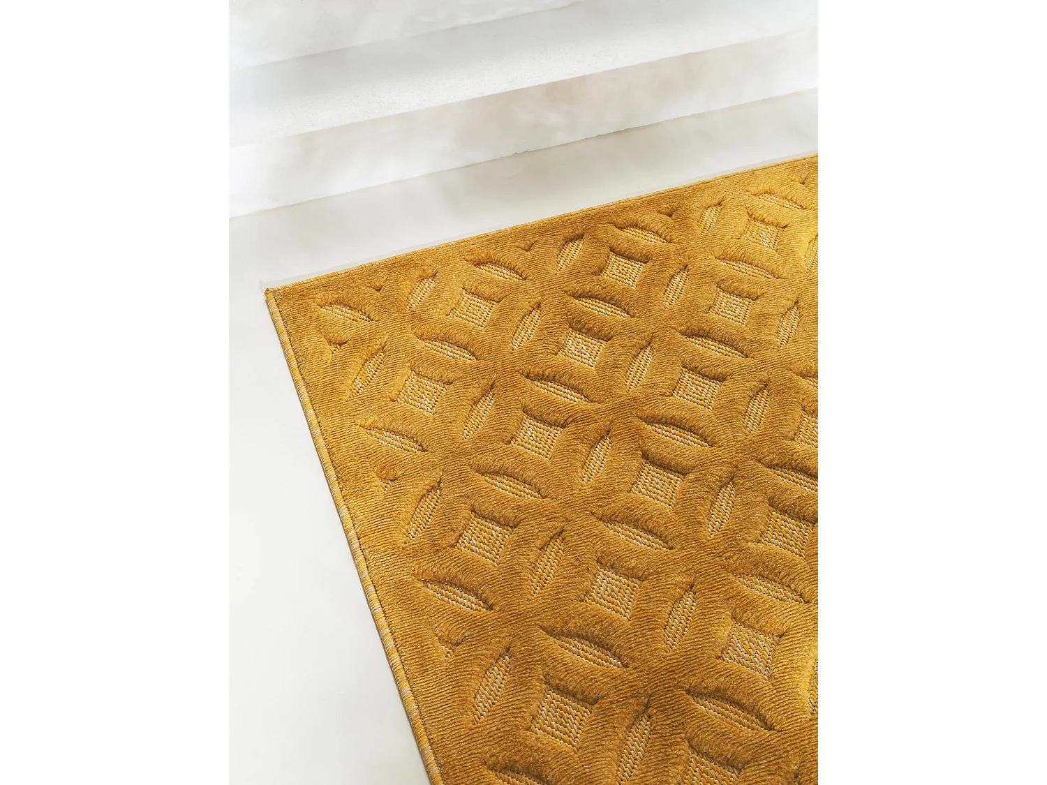 Tapis d'extérieur & intérieur Bonte Jaune 200x290 cm
