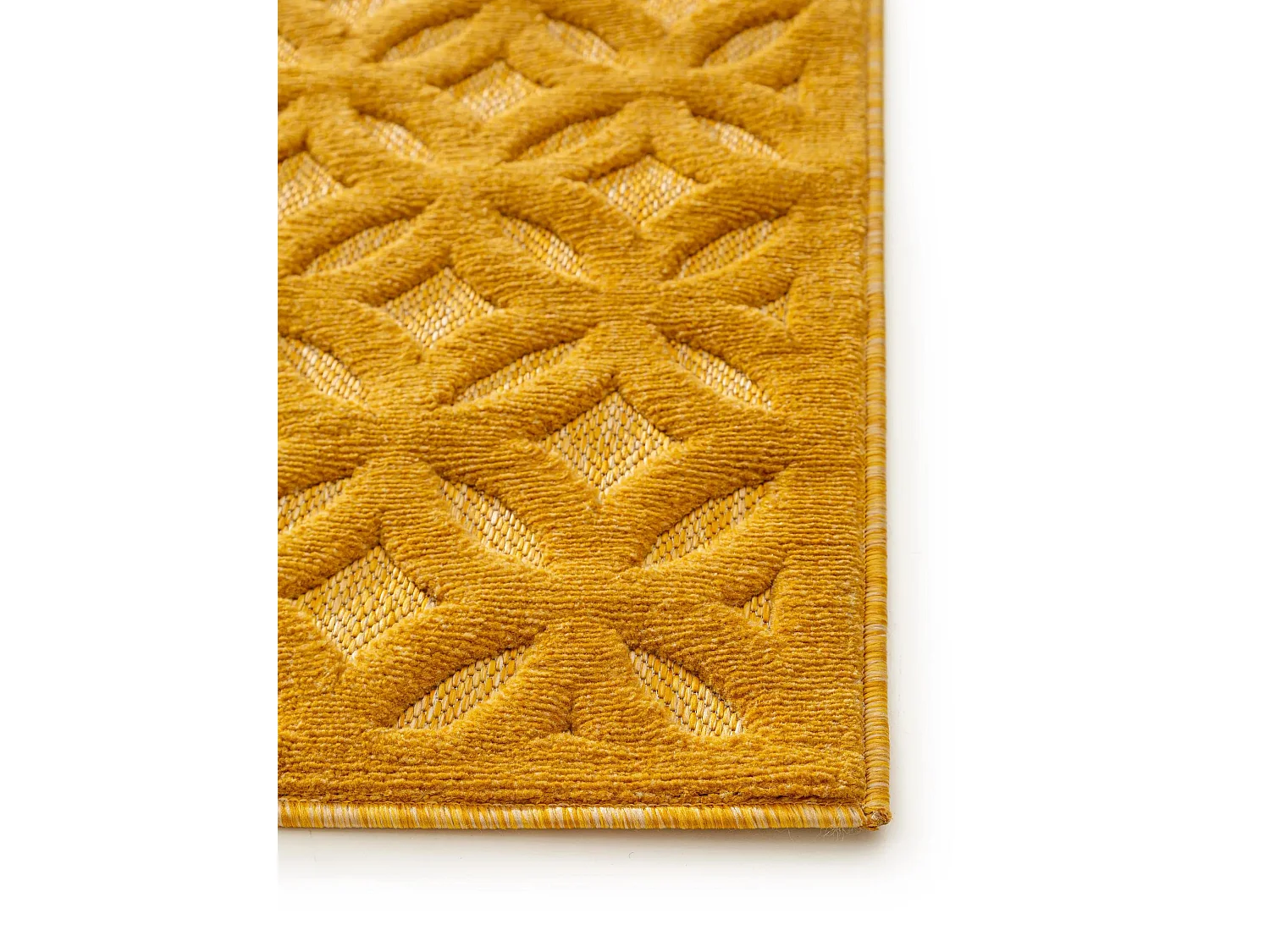Tapis d'extérieur & intérieur Bonte Jaune 200x290 cm