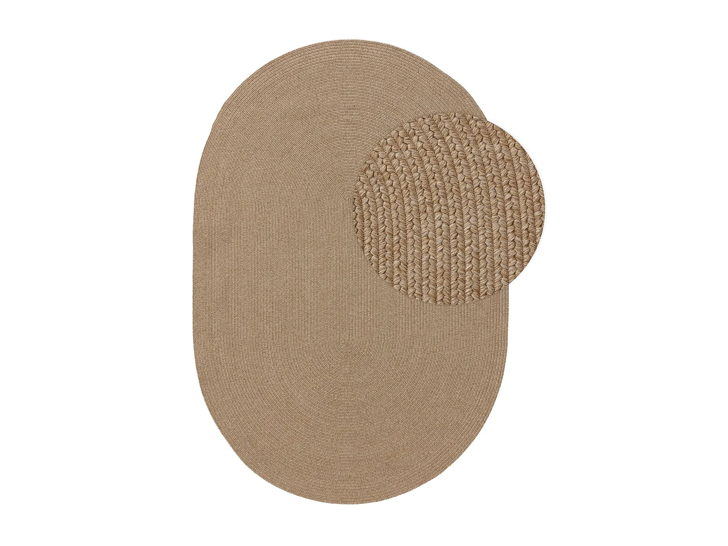 Tapis d'extérieur & intérieur Nandi Beige 160x230 cm