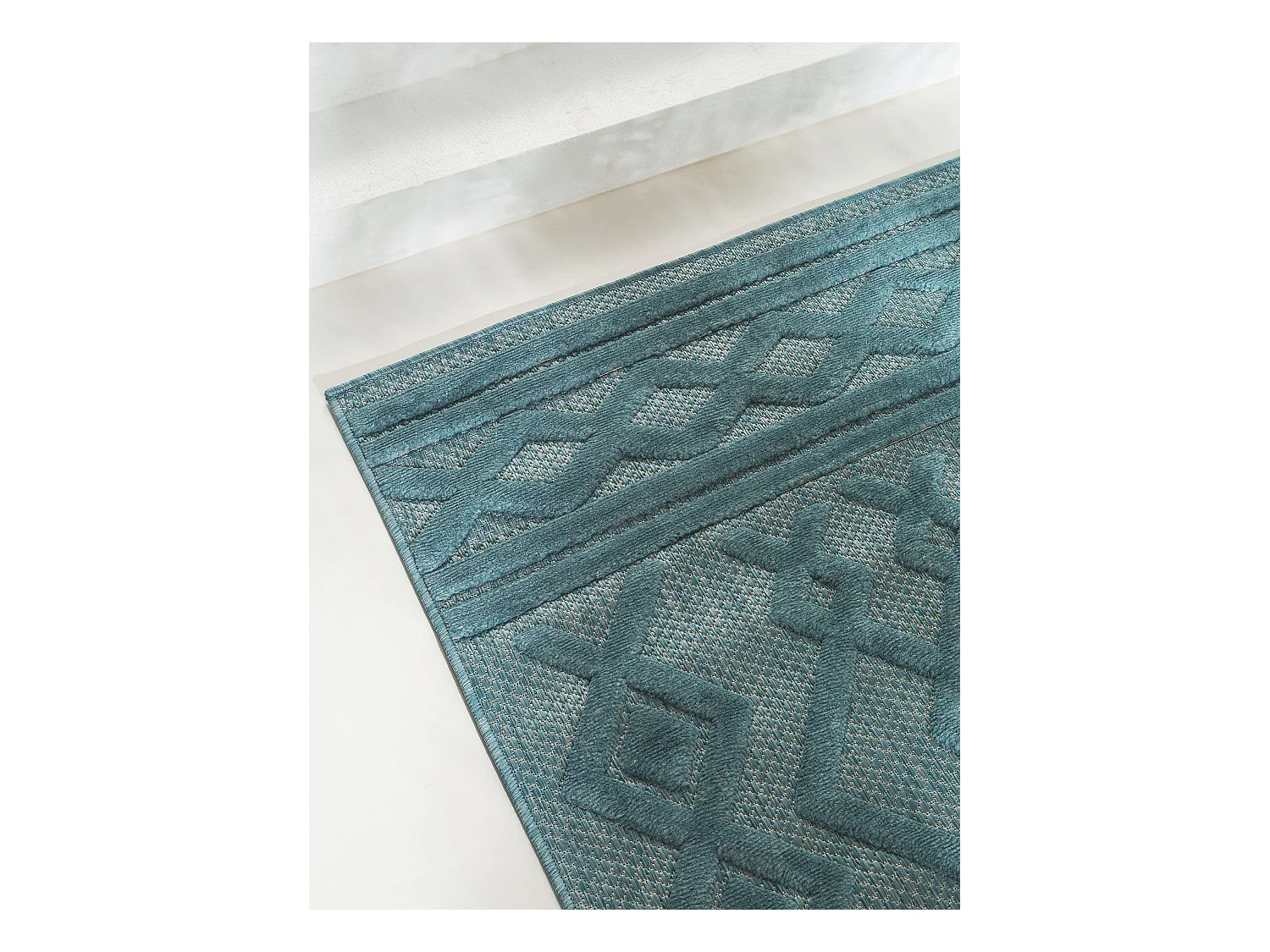 Tapis d'extérieur & intérieur Bonte Turquoise 120x170 cm