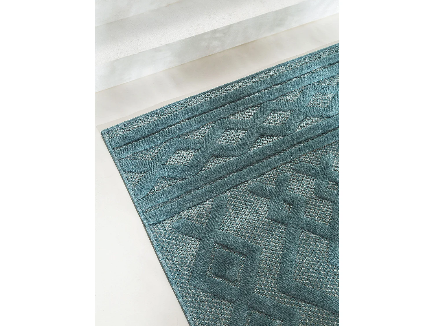 Tapis d'extérieur & intérieur Bonte Turquoise 120x170 cm