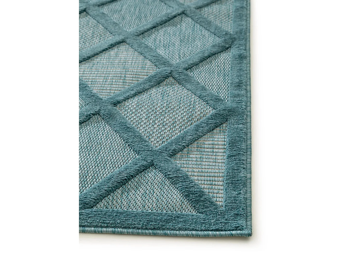 Tapis d'extérieur & intérieur Bonte Turquoise 160x230 cm