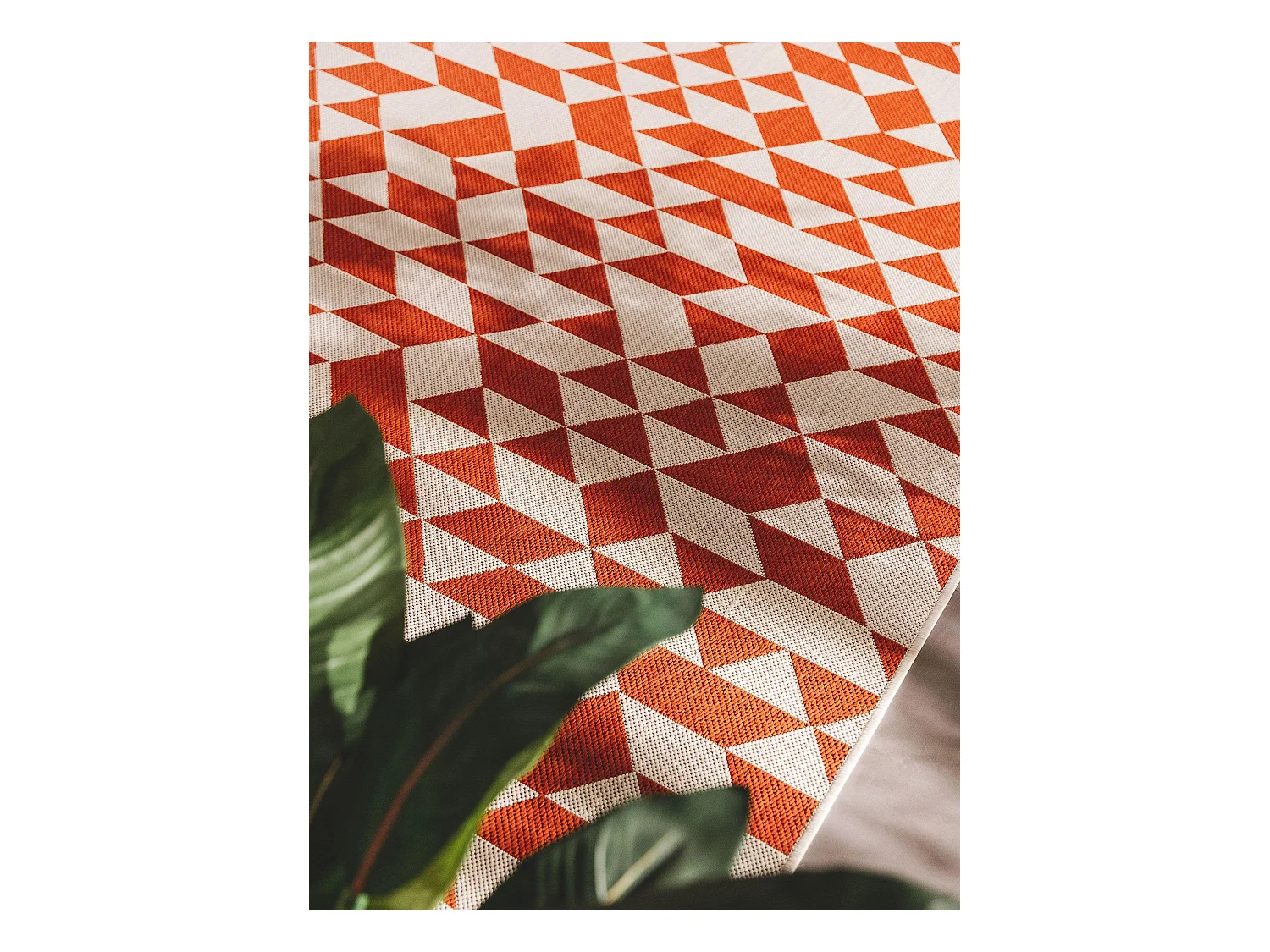 Tapis d'extérieur & intérieur Cleo Orange 200x300 cm