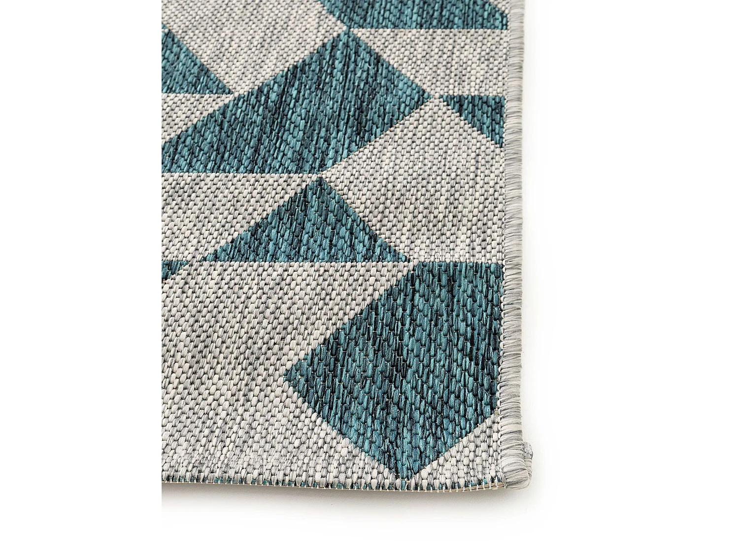 Tapis d'extérieur & intérieur Cleo Bleu 80x150 cm