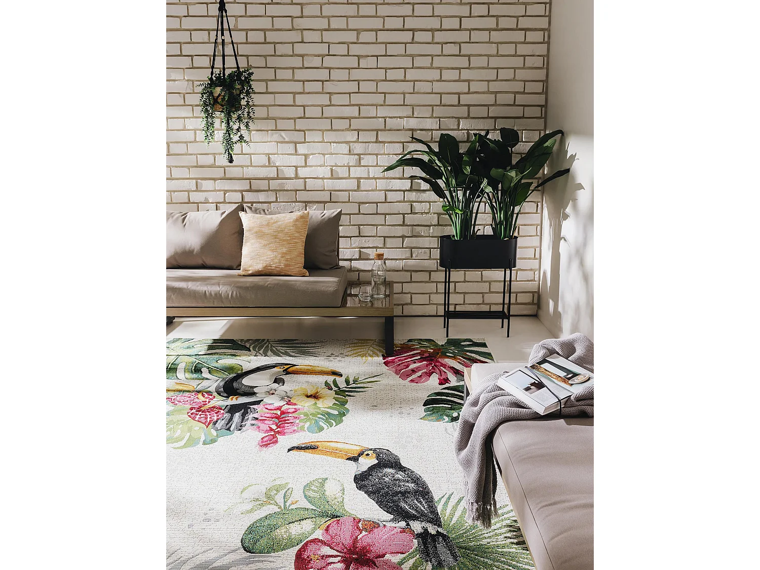 Tapis d'extérieur & intérieur Artis Multicouleur 160x235 cm