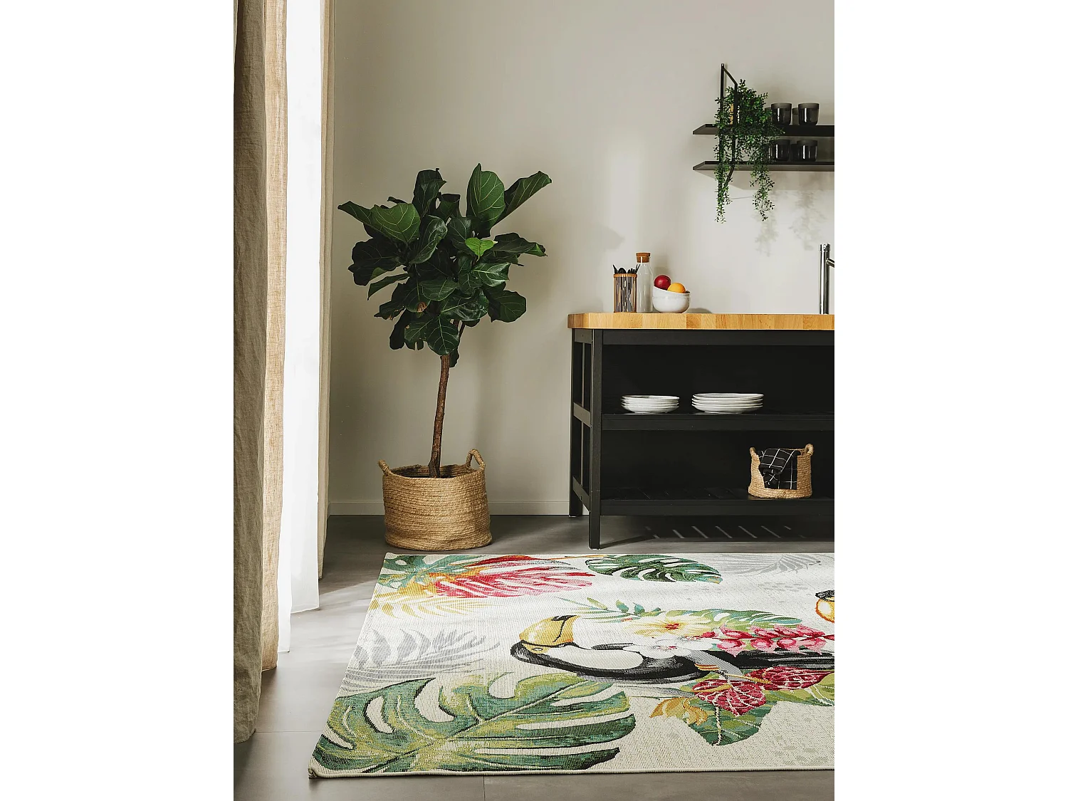 Tapis d'extérieur & intérieur Artis Multicouleur 160x235 cm