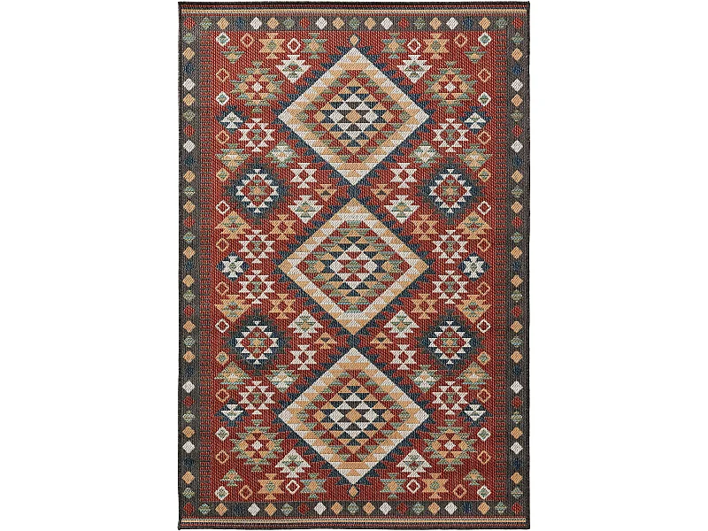Tapis d'extérieur & intérieur Mirena Rouge 160x230 cm