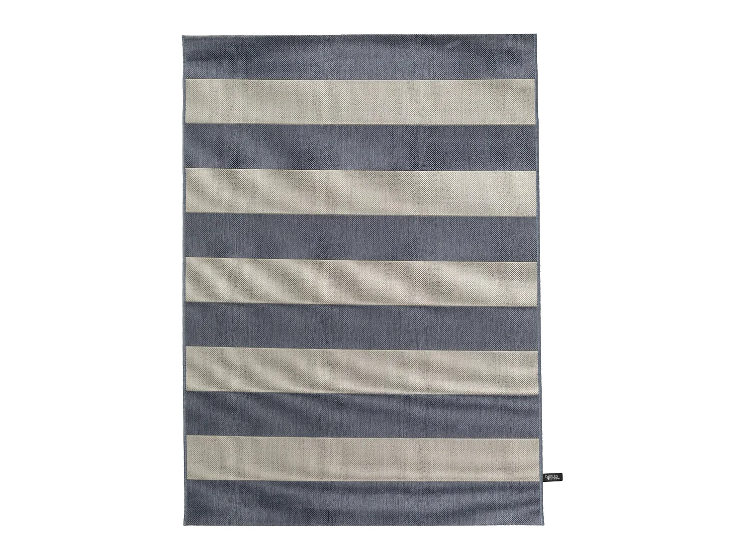 Tapis d'extérieur & intérieur Metro Bleu 80x150 cm