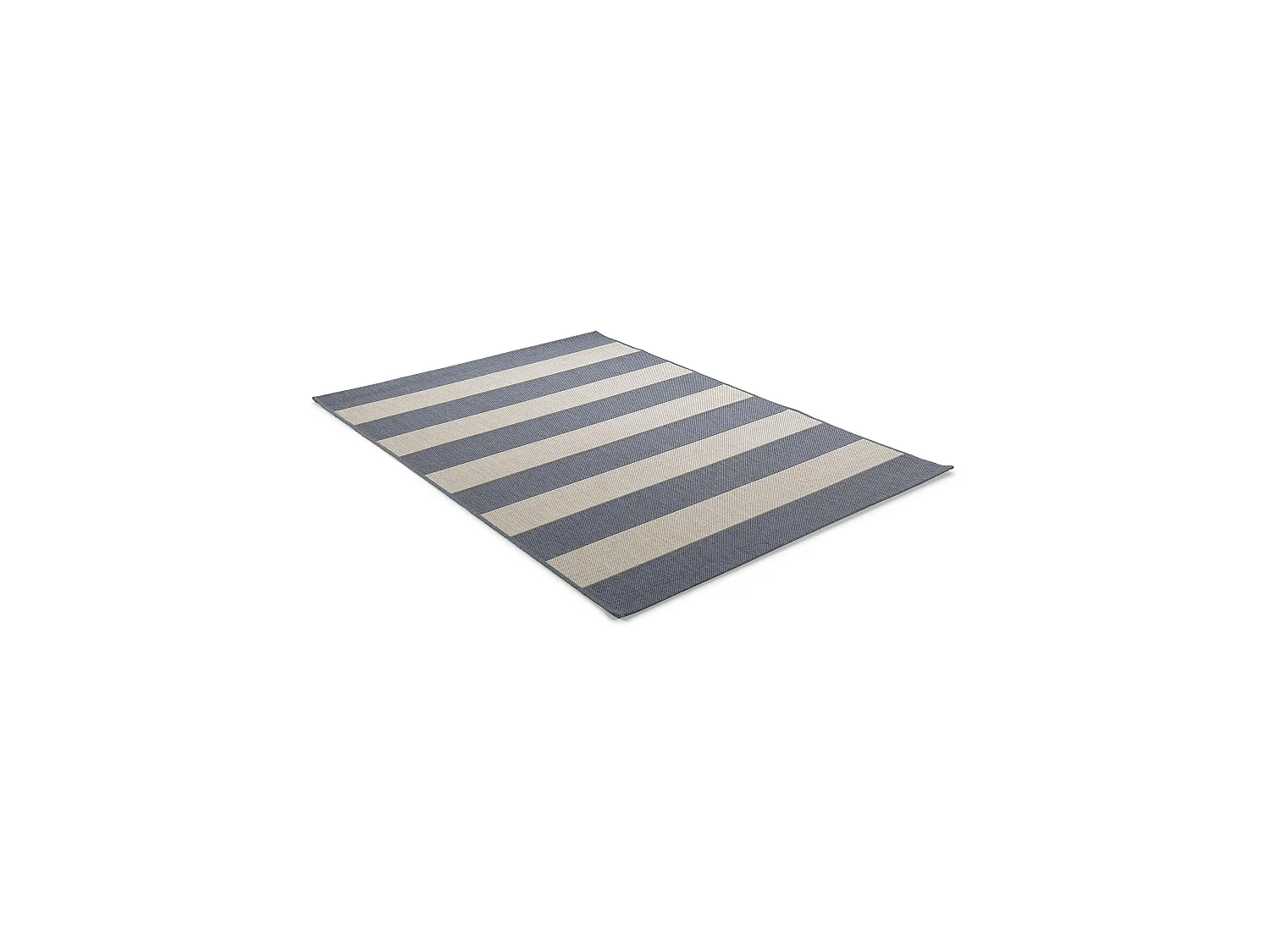 Tapis d'extérieur & intérieur Metro Bleu 80x150 cm