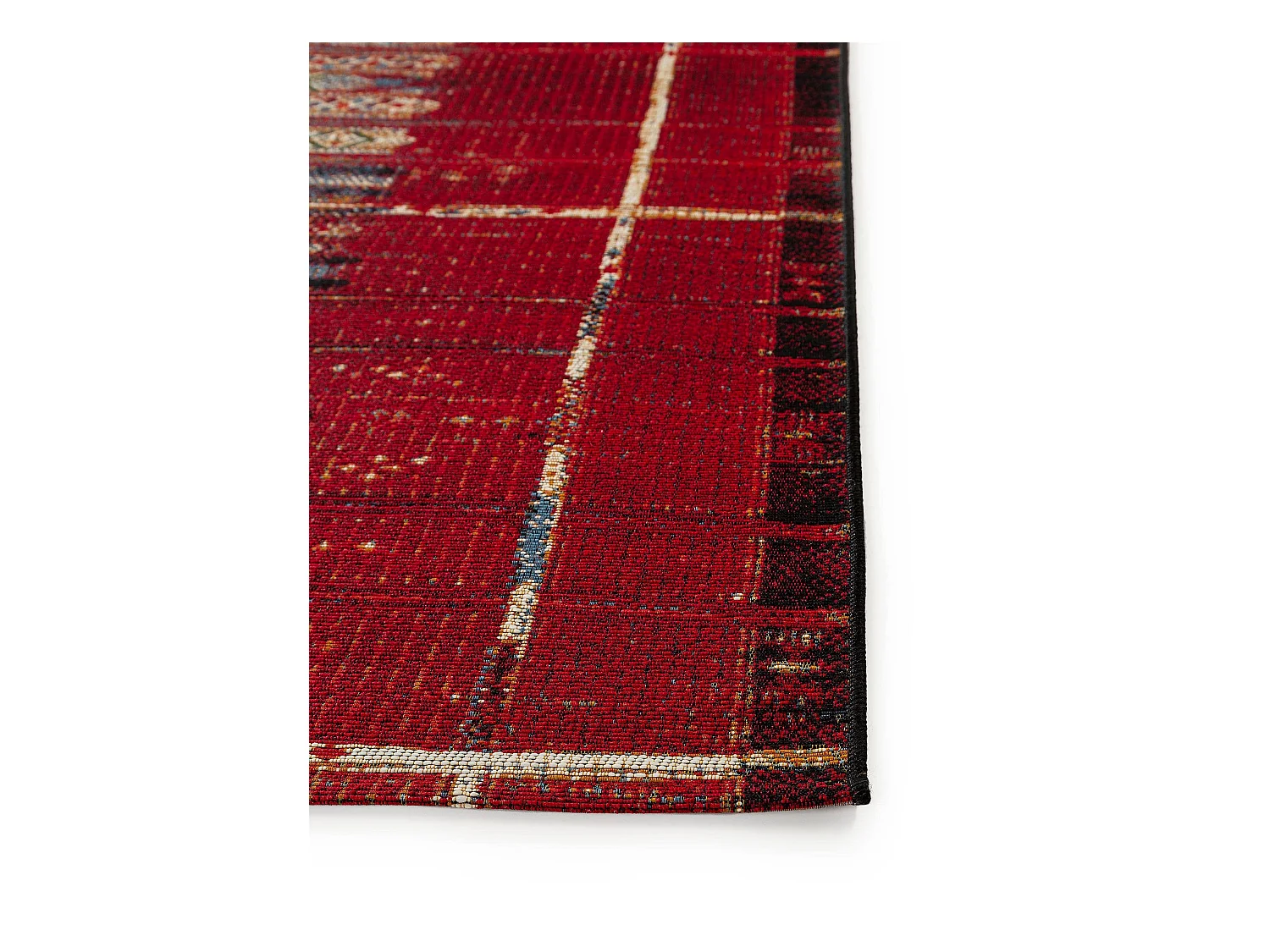 Tapis d'extérieur & intérieur Artis Multicouleur/Rouge 160x235 cm