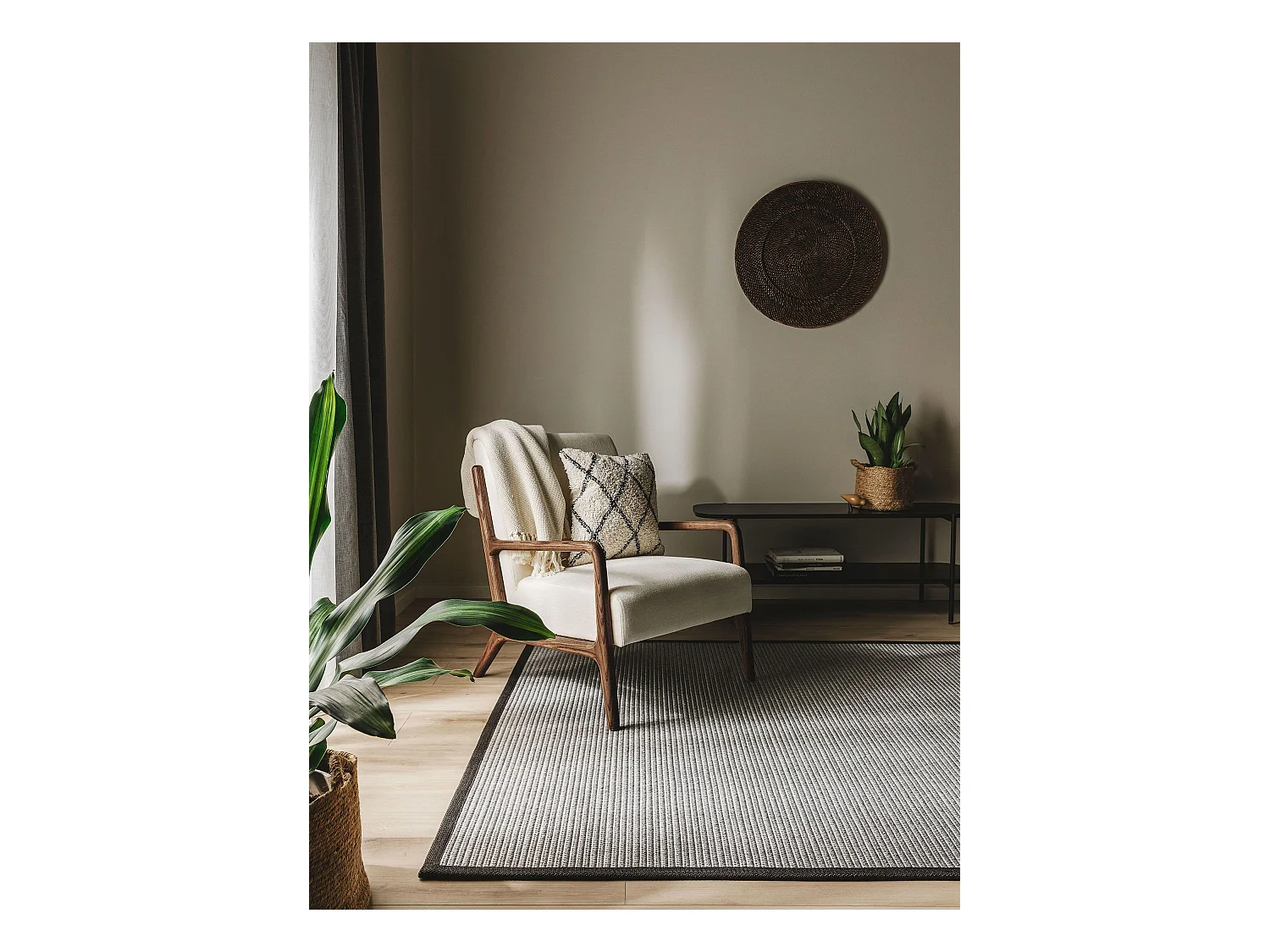 Tapis d'extérieur & intérieur Nandi Gris 200x300 cm