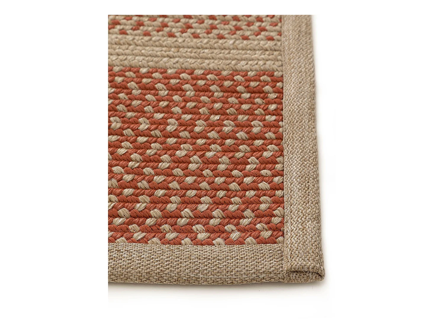 Tapis d'extérieur & intérieur Nandi Terracotta 200x300 cm