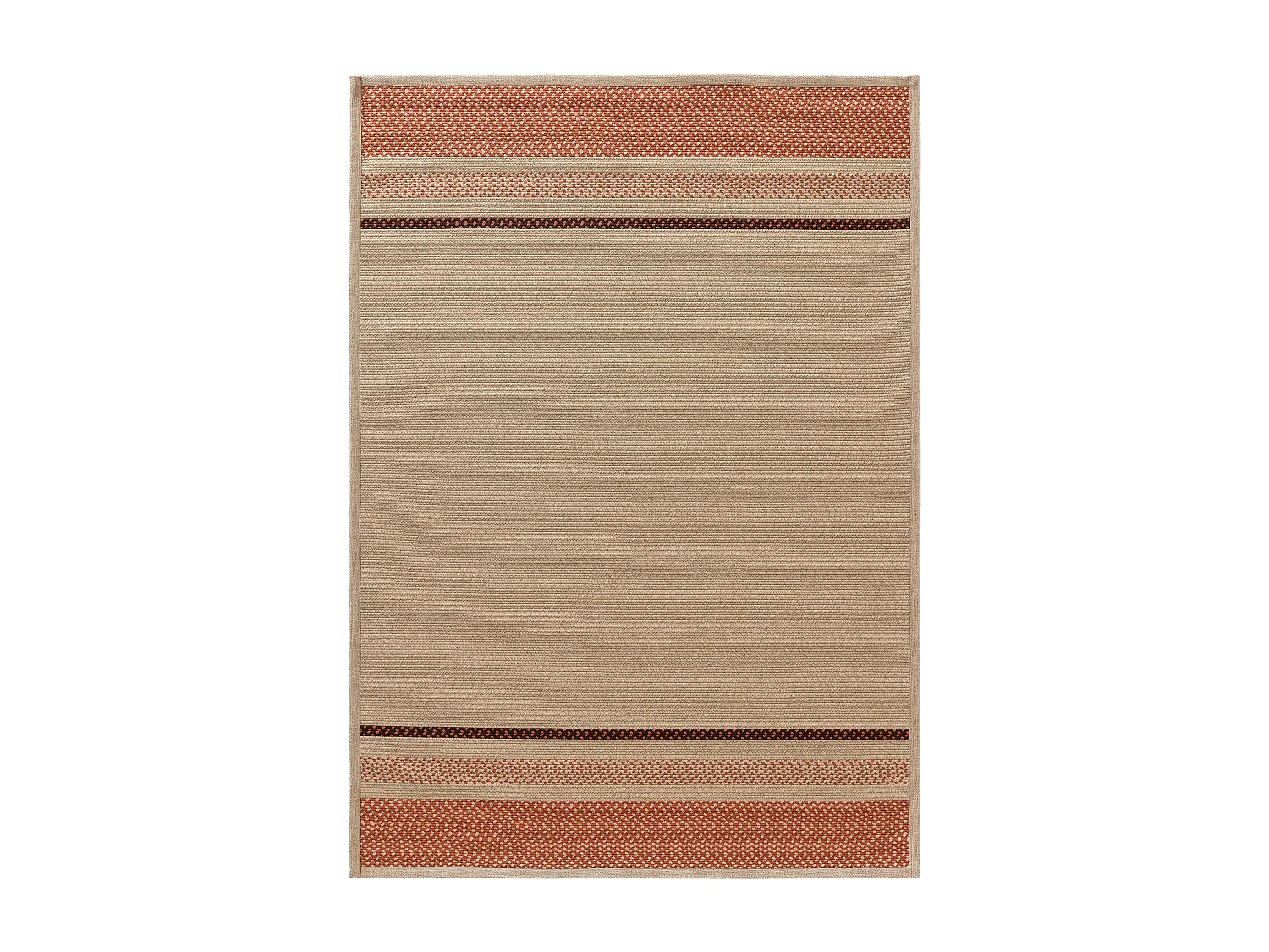 Tapis d'extérieur & intérieur Nandi Terracotta 200x300 cm