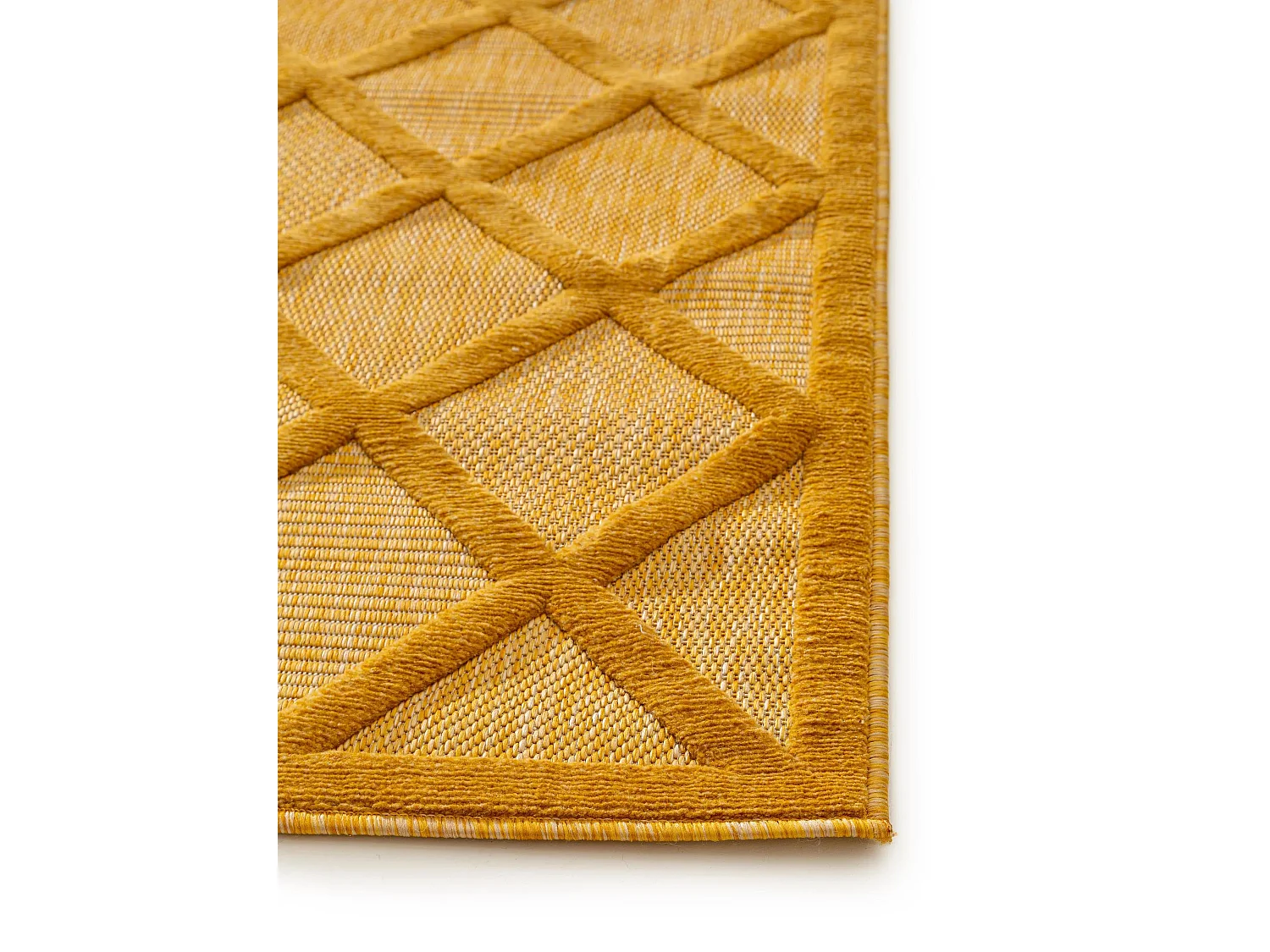 Tapis d'extérieur & intérieur Bonte Jaune 80x150 cm