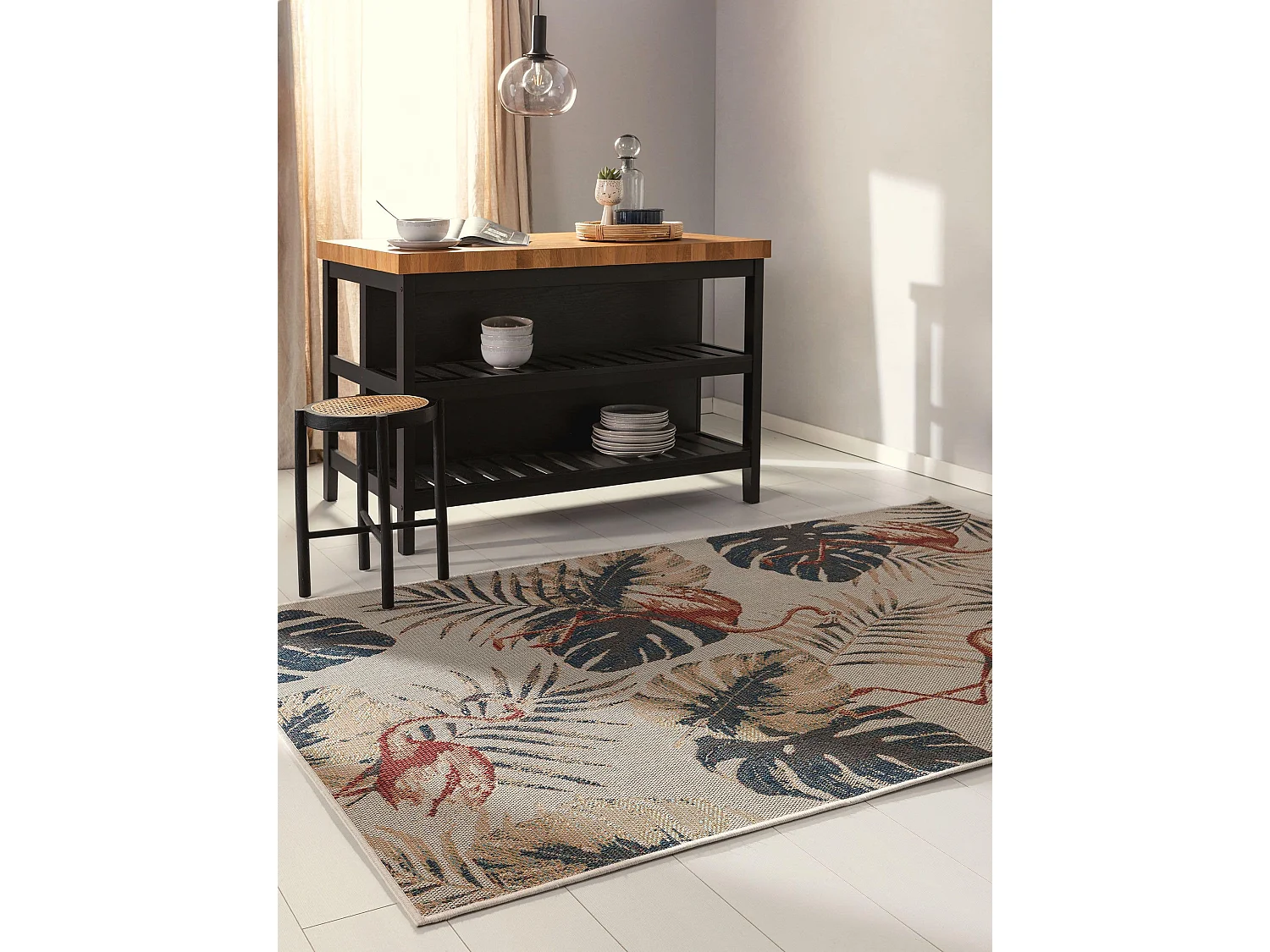 Tapis d'extérieur & intérieur Mirena Multicouleur 160x230 cm