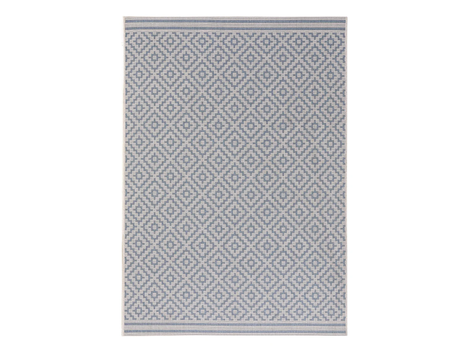 Tapis d'extérieur & intérieur Metro Bleu 160x230 cm