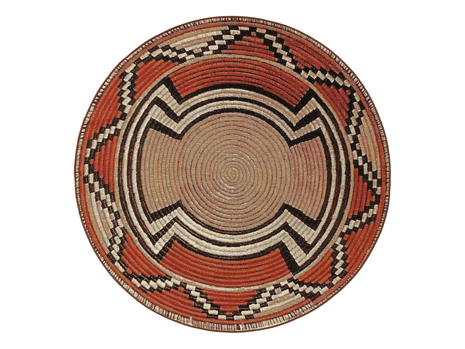 Tapis d'extérieur & intérieur Artis Beige/Cuivre ø 160 cm rond