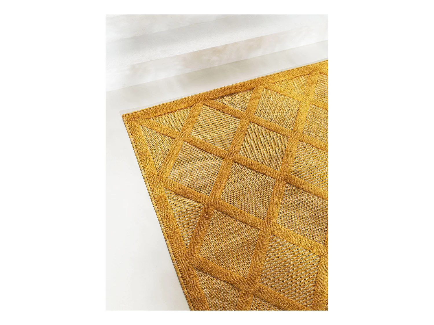 Tapis d'extérieur & intérieur Bonte Jaune 120x170 cm