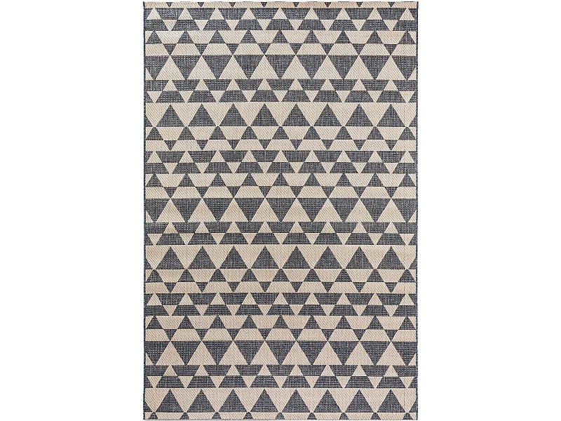 Tapis d'extérieur & intérieur River Beige/Bleu 200x285 cm