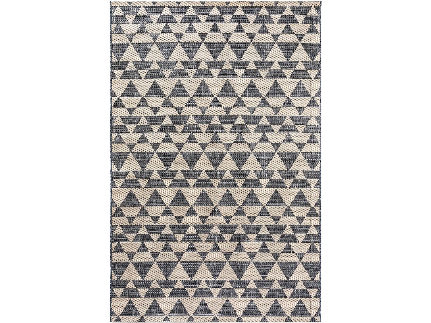 Tapis d'extérieur & intérieur River Beige/Bleu 200x285 cm