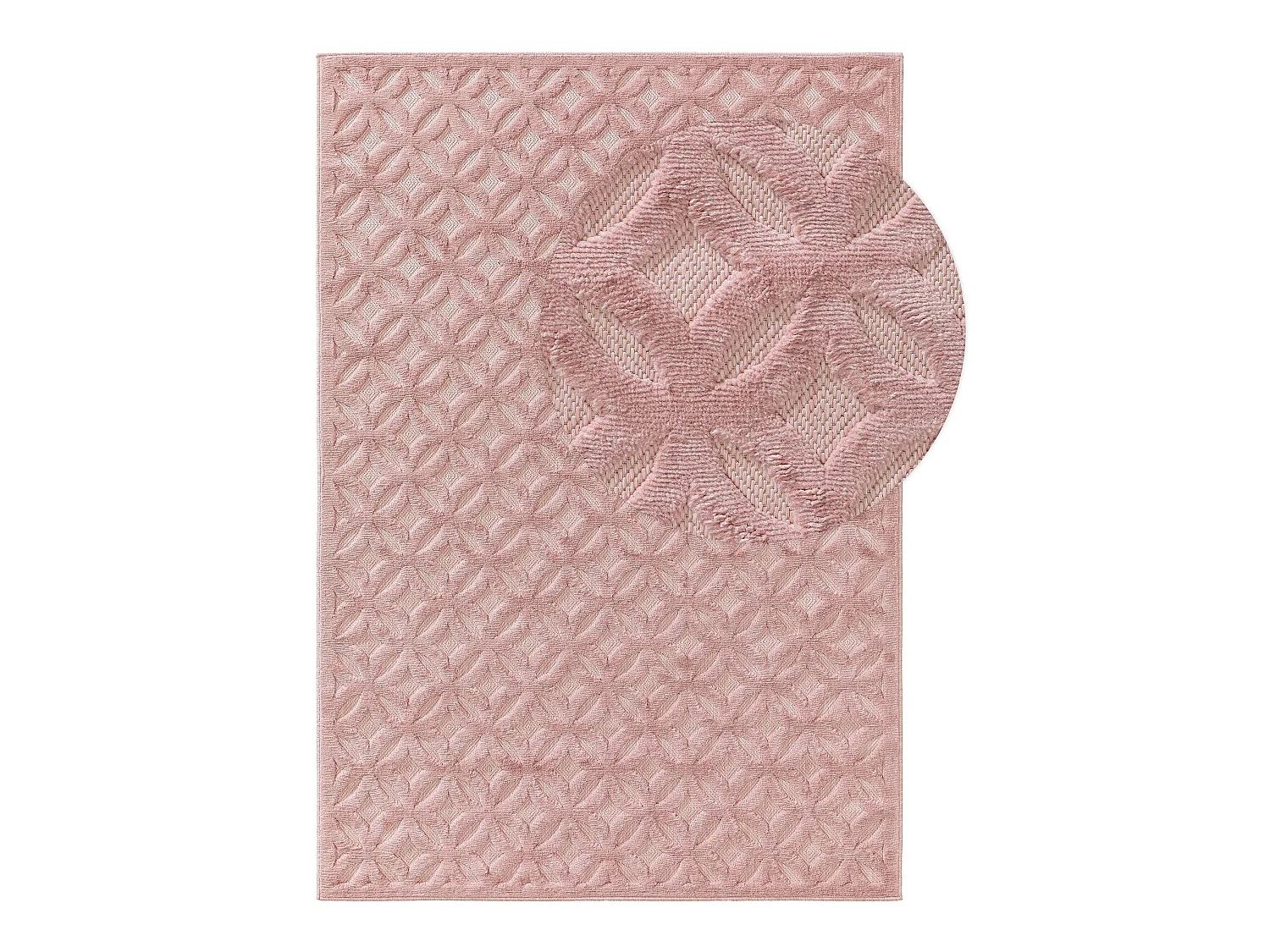 Tapis d'extérieur & intérieur Bonte Rose 240x340 cm