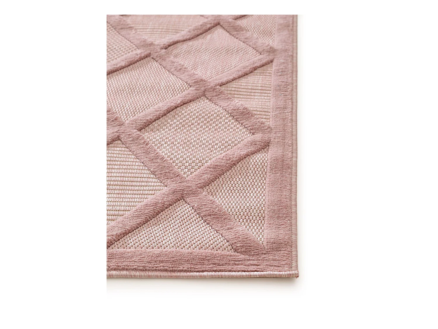 Tapis d'extérieur & intérieur Bonte Rose 200x290 cm