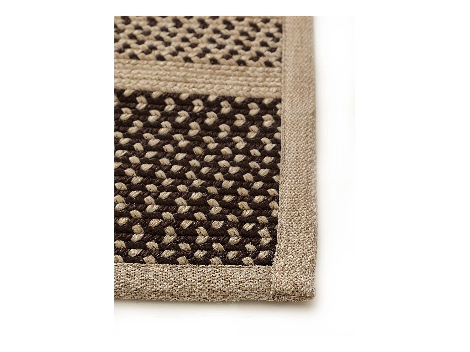 Tapis d'extérieur & intérieur Nandi Marron 160x230 cm