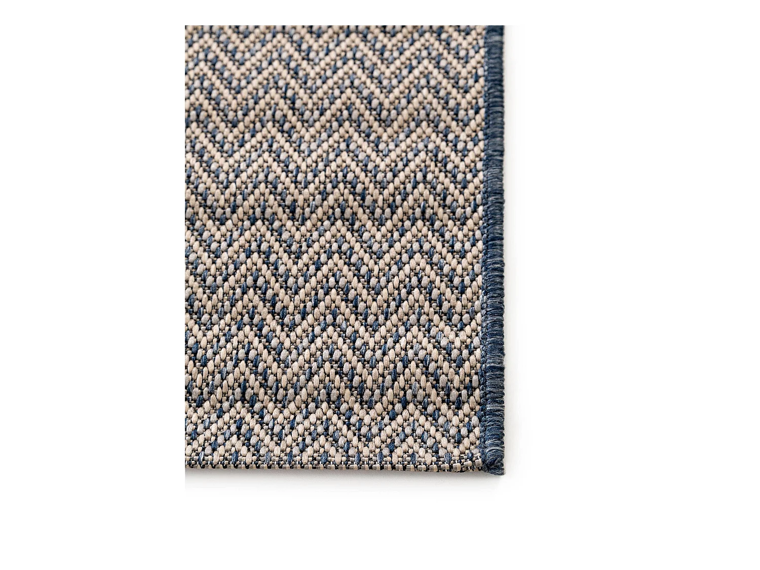 Tapis d'extérieur & intérieur River Beige/Bleu 200x285 cm