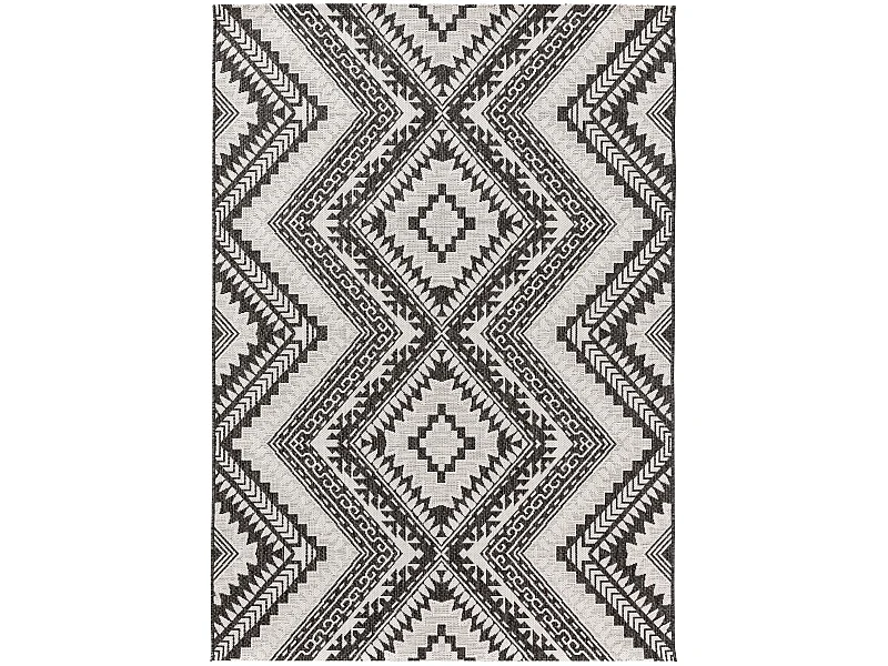 Tapis d'extérieur & intérieur Cleo Noir 240x340 cm