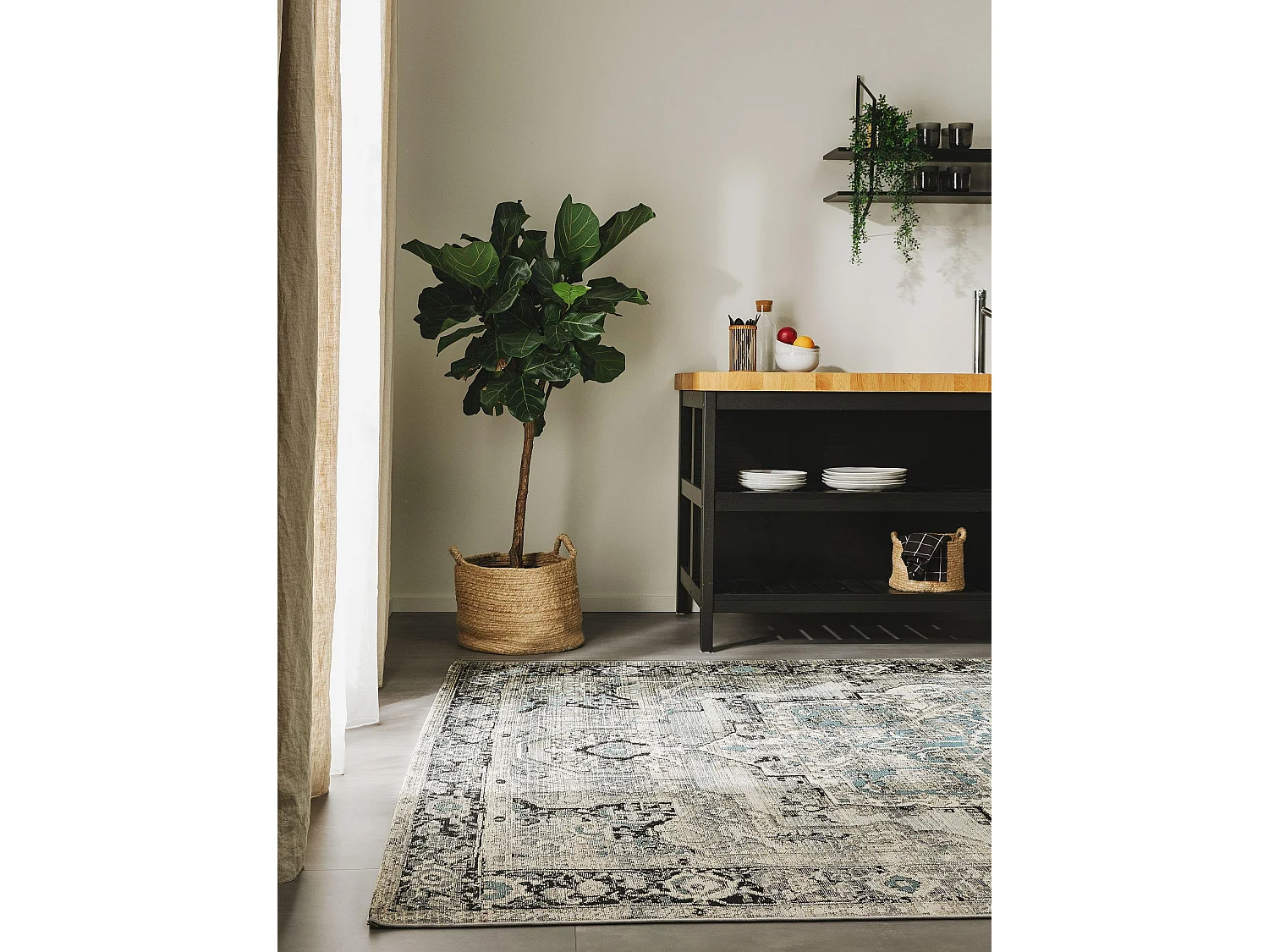 Tapis d'extérieur & intérieur Artis Gris 200x285 cm