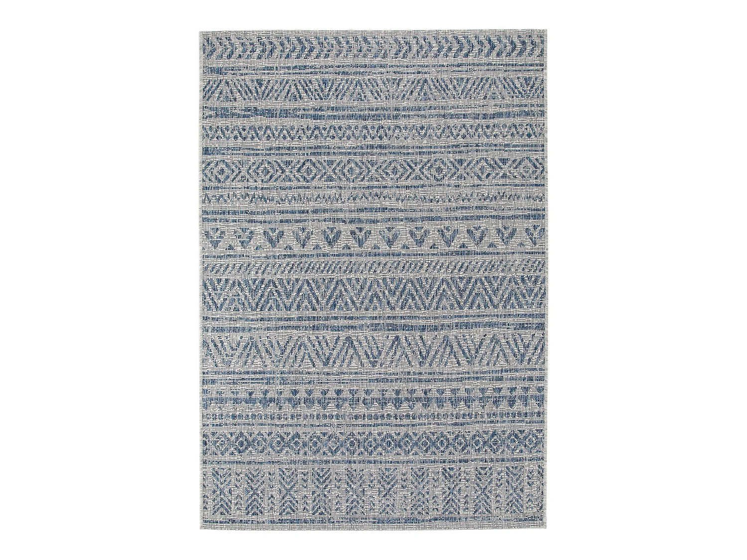 Tapis d'extérieur & intérieur Cleo Bleu 80x150 cm