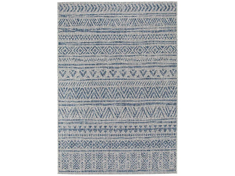 Tapis d'extérieur & intérieur Cleo Bleu 80x150 cm