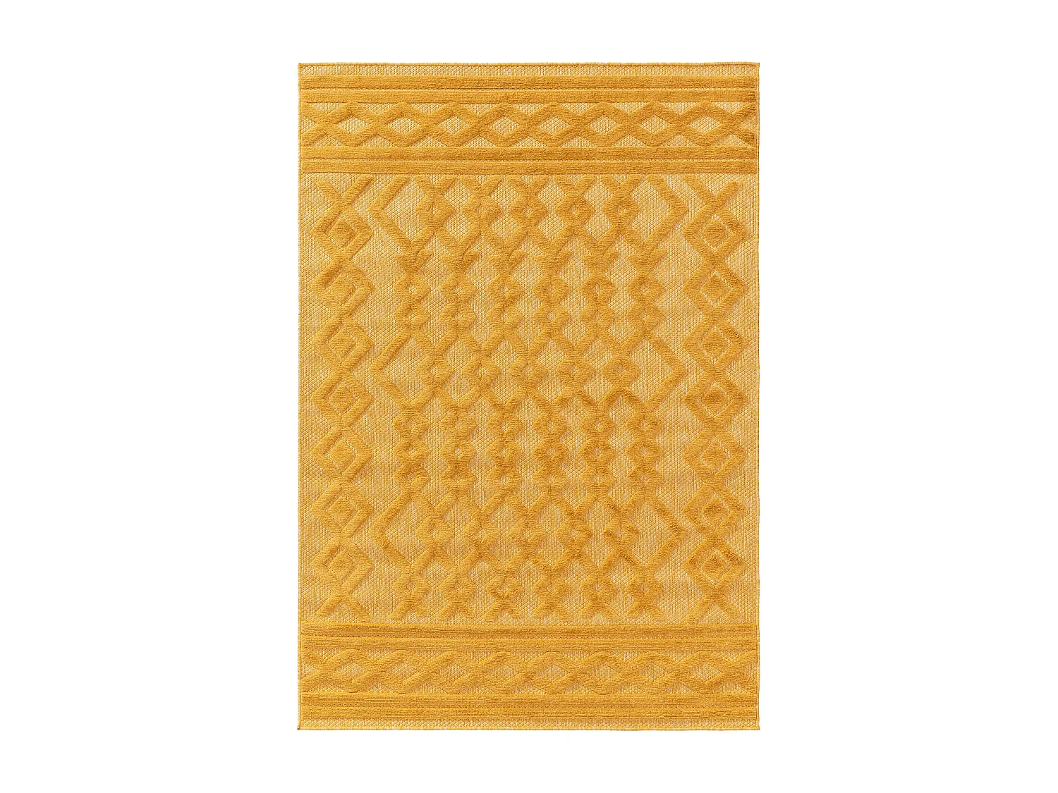 Tapis d'extérieur & intérieur Bonte Jaune 200x290 cm