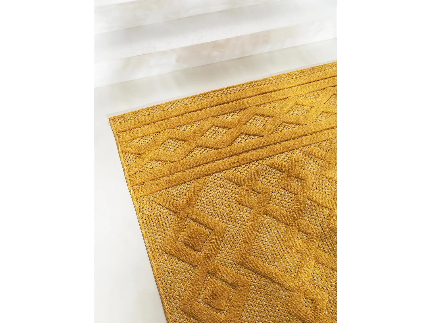 Tapis d'extérieur & intérieur Bonte Jaune 200x290 cm