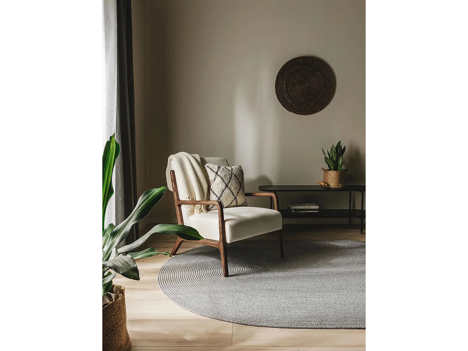 Tapis d'extérieur & intérieur Nandi Gris 120x170 cm