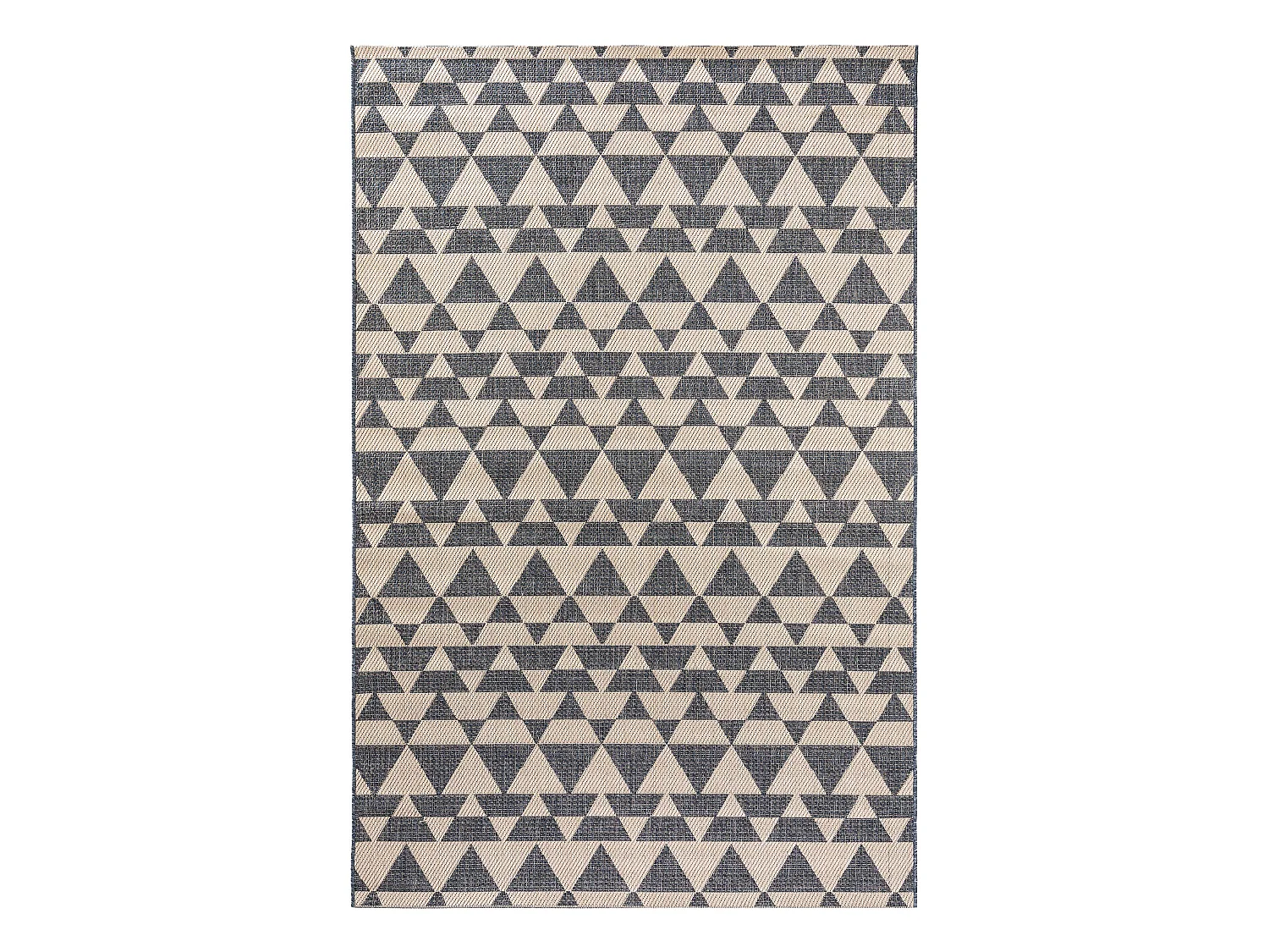 Tapis d'extérieur & intérieur River Beige/Bleu 133x190 cm