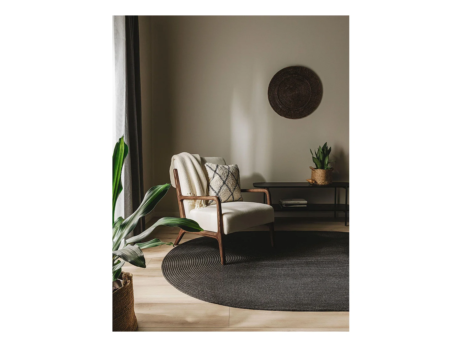 Tapis d'extérieur & intérieur Nandi Noir 160x230 cm