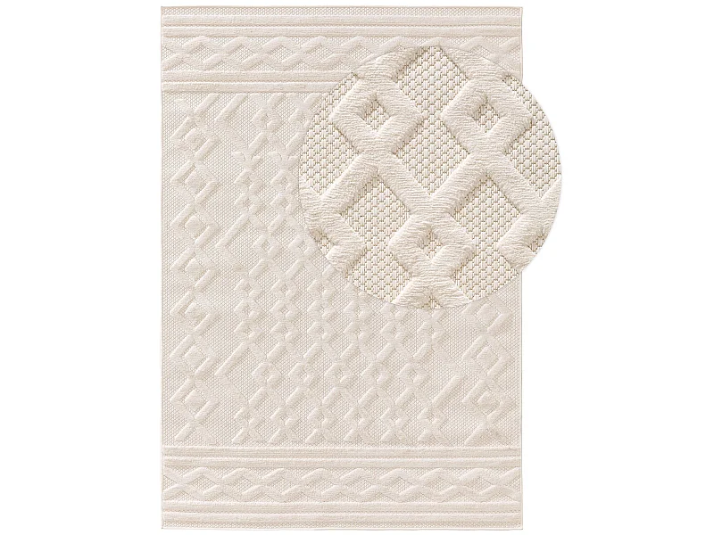 Tapis d'extérieur & intérieur Bonte Crème 240x340 cm