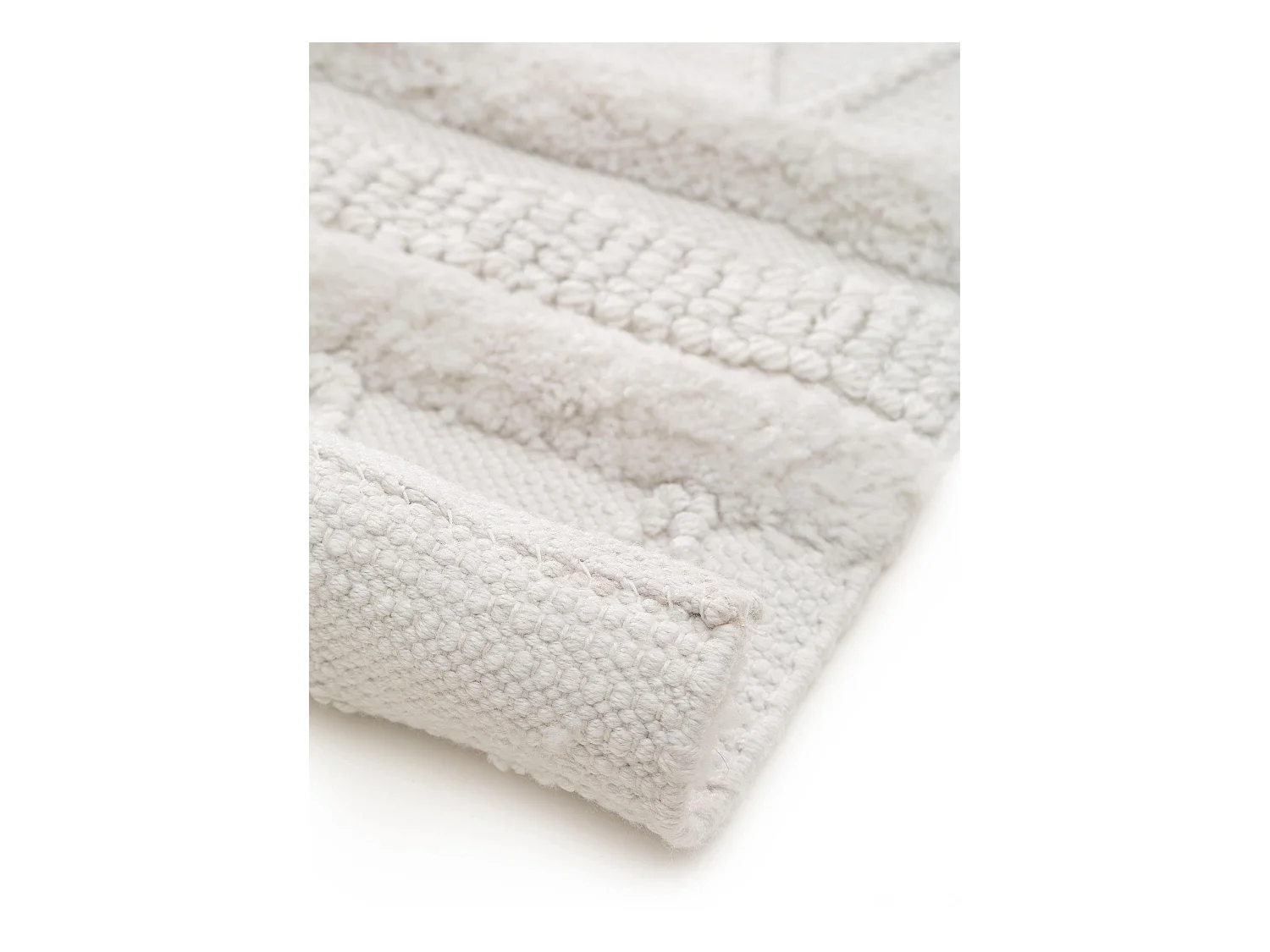 Tapis fabriqué à partir de matériaux recyclés Toni Ivory 160x230 cm