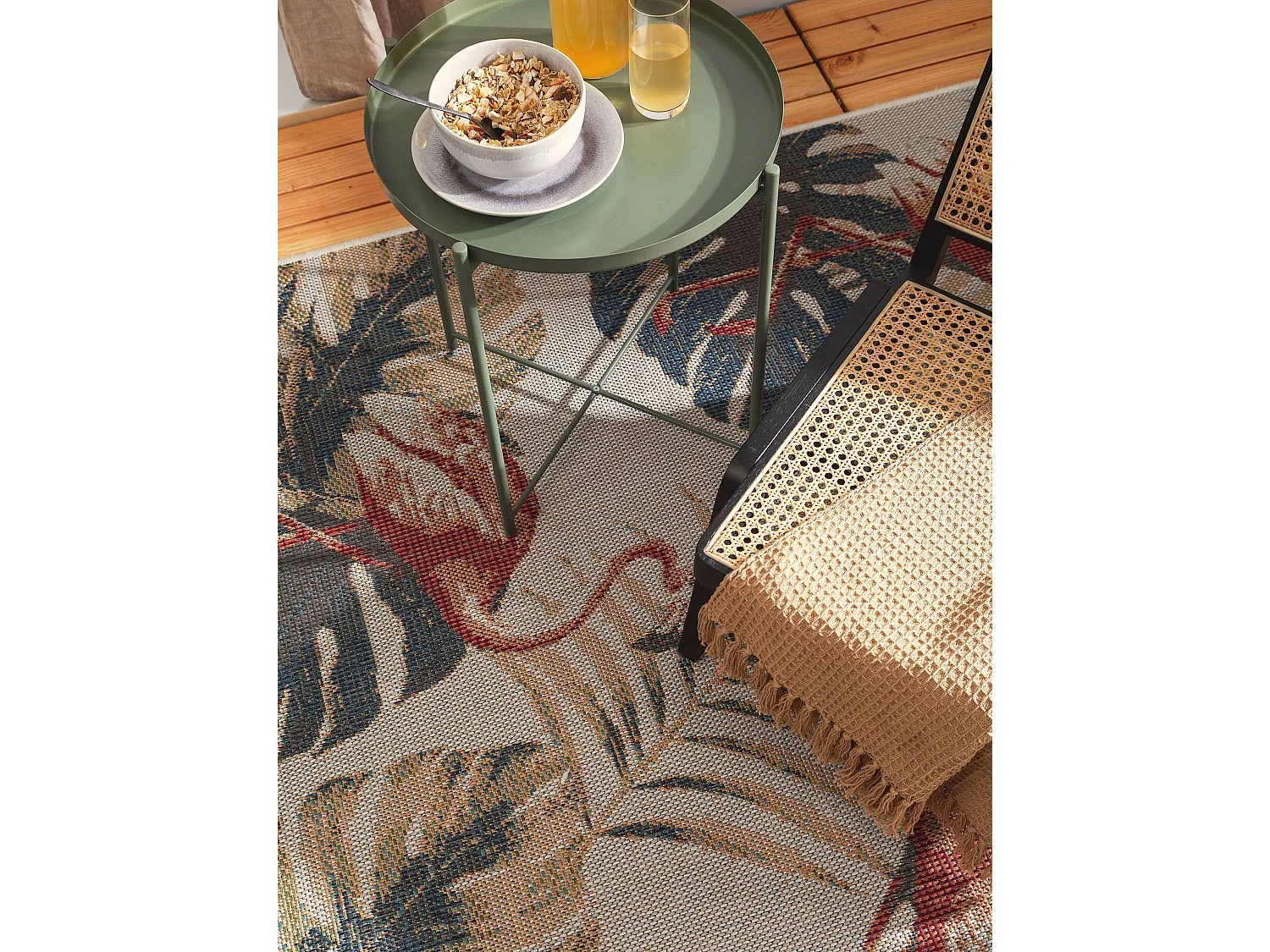 Tapis d'extérieur & intérieur Mirena Multicouleur 120x170 cm