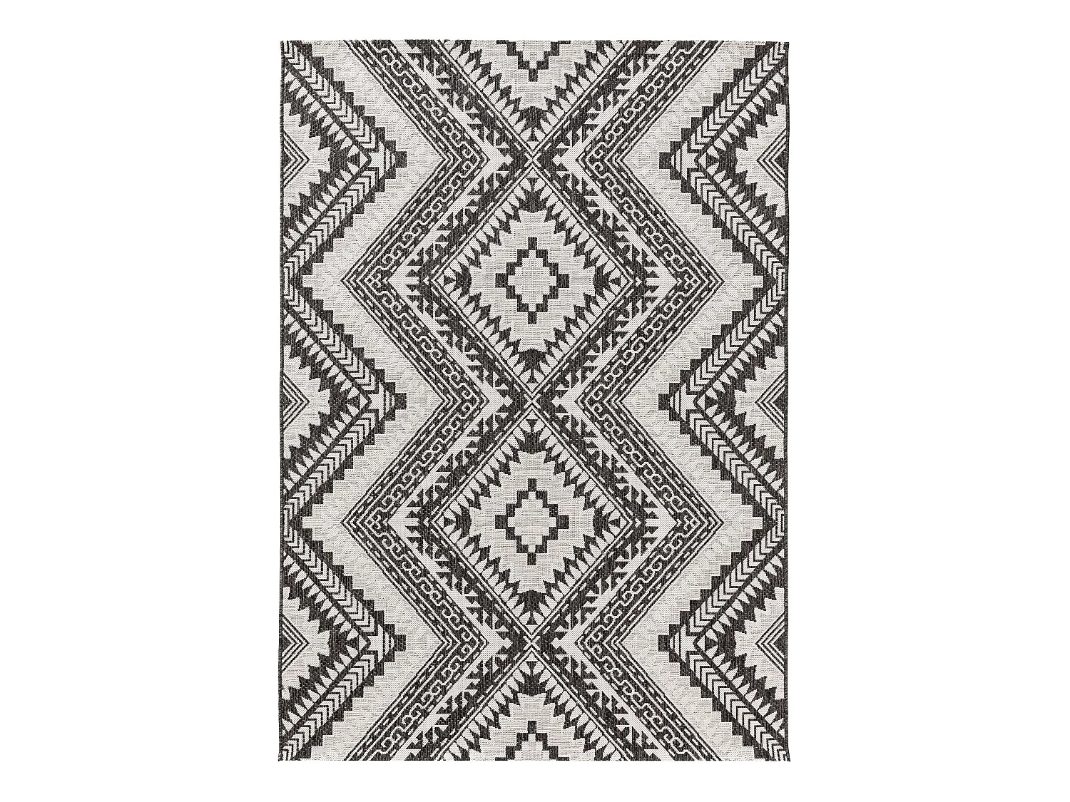 Tapis d'extérieur & intérieur Cleo Noir 120x170 cm