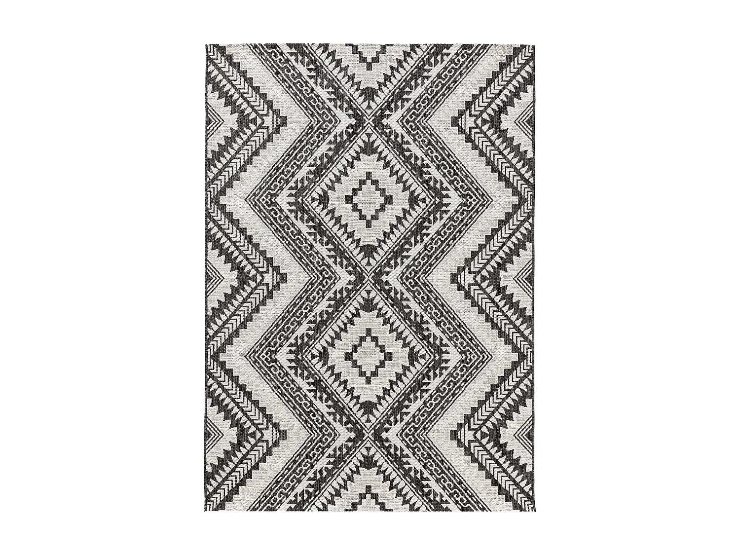 Tapis d'extérieur & intérieur Cleo Noir 120x170 cm